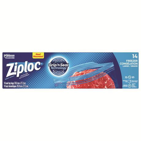 Ziploc Freezer Large  ea/14's