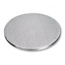 Cake Board Silver 1/4" Corrugated 10" Round 24/cs