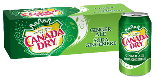 Canada Dry Ginger Ale 12x355mL