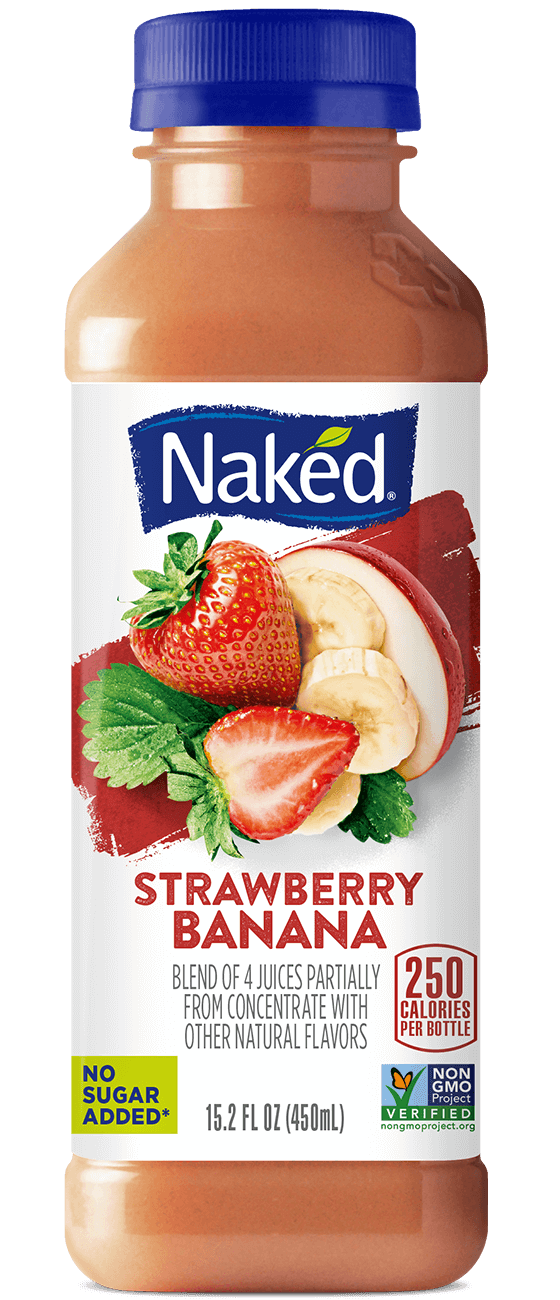 Naked Juice Strawberry Banana 8x450mL