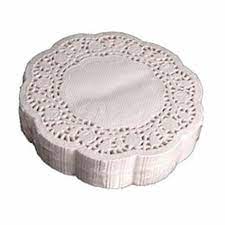 Doilies - White 8"  500/bx