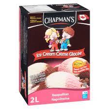 Chapmans Ice Cream - Neopolitan  4x2 lt