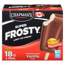 Chapmans Ice Cream Bar - Frosty 6x(18x75ml)/cs