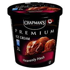 Chapmans Ice Cream Prem - Heavenly Hash  4x2 lt