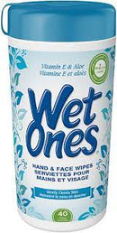 Wet Ones Vit E & Aloe 6x40ct