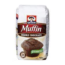 Quaker Muffin Mix - Double Chocolate 1x8#