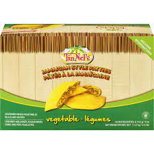 Tinnels Jamaican Patty - Veggie  12x1.12 kg