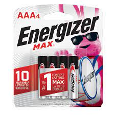 Energizer Battery - AAA  ea/4's