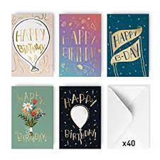 Birthday Cards & Envelopes  24pk