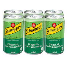 Schweppes Ginger Ale Mini Can 4x6x222mL