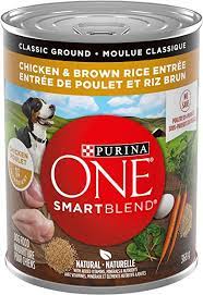 Purina One Dog Chicken & Brown Rice n Gravy  368gr