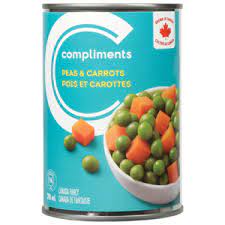 Compliments Peas & Carrots  ea/398ml