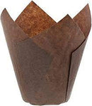 Tulip Baking Cups Brown 12x200's
