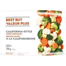 Best Buy Frz. Veg. - California Mix  ea/750gr