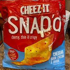 Kellogg Cheez-It Snap'd Cheddar Sour Cream Onion 6x62g