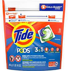 Tide Laundry Pods Liquid - Original  ea/20's