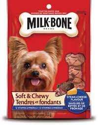 Milkbone - Soft & Chewey Steak & Cheese  ea/113gr