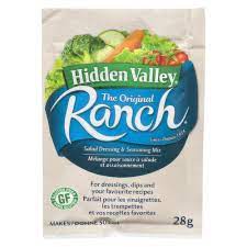 Hidden Valley Ranch Dressing/Dip (Dry)  ea/28gr