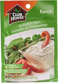 Club House Salad N Dip Mix - Ranch  ea/28gr