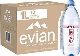 Evian Spring Water  12x1L