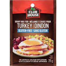 Club House Gravy Mix - Turkey G/Free 18x25gr