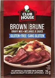 Club House Gravy Mix - Brown G/Free ea/24gr