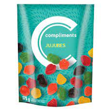 Compliments Candy JuJubes ea/175gr