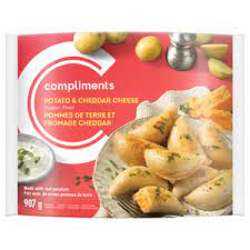 Compliments Perogies - Potato & Cheddar  ea/907gr