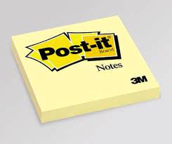 Post It Notes - Yellow  (3"x3")  /ea