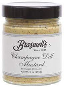 Brasswells Mustard Champagne Dill  6x255g