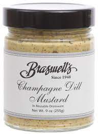 Brasswells Mustard Champagne Dill  6x255g