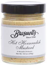 Brasswells Mustard Hot Horseradish  6x255g