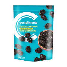 Compliments Prunes Pitted Bite Size 12x375g