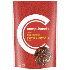 Compliments Spice - Red Pepper Crushed  ea/62gr