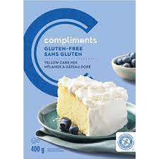 Compliments Cake Mix - Yellow Cake Gluten Free 10x400gr