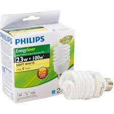 Philips Light Bulb - CFL Mini Twist Sft Wht (23w) 6x2's