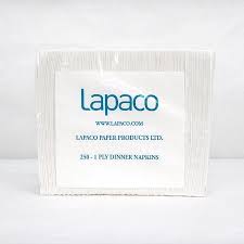 Lapaco Dinner Napkin 1 ply 12x250ct
