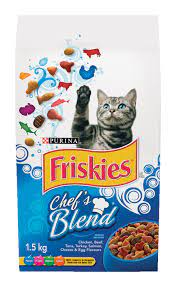 Friskies Cat Food Chef's Blend Dry ea/1.5Kg