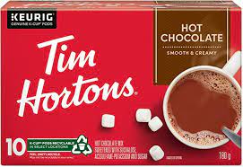 Tim Hortons K Cup Hot Chocolate 1x10pk