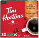 Tim Hortons K Cup Coffee Columbian 1x30pk
