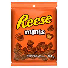 Hershey Peg Reese Minis Peanut Butter ea/104g