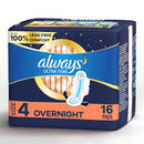 Always Ultra Overnight w/Wings (Size 4)  12x16's