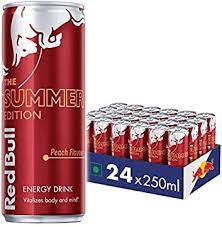 Red Bull Energy Drink - Maroon (Peach) 24x250ml