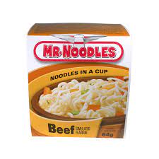 Mr. Noodles (Cup) - Beef 12x64gr