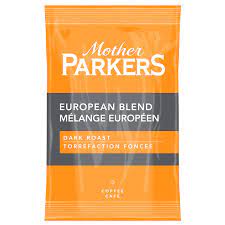 Mother Parkers European Dark Roast  18x2.25oz