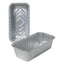 Durable Packaging 2lb Rect Foil Cont (510035) 500/cs