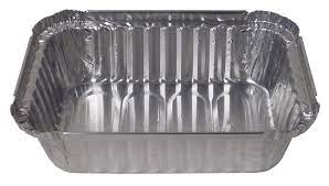 Durable Packaging 1.5 lb Rect Foil Cont (245-30-500) 500/cs