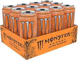 Monster Energy Ultra Sunrise Orange 12x473mL