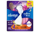 Always Infinity O/Nght Maxi w Wings Size 4   10/pkg