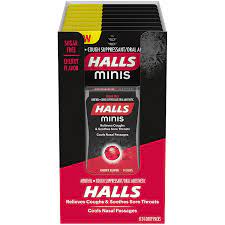 Halls Mini's Cherry Sugar Free 8x24pc